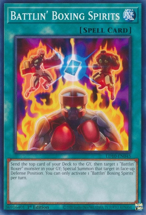 Battlin’ Boxing Spirits (10045) (LD10) - YuGiOh Single