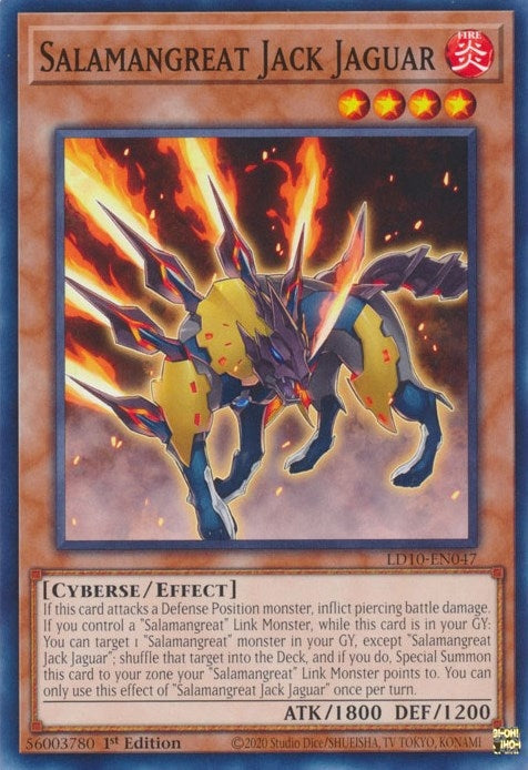 Salamangreat Jack Jaguar (10047) (LD10) - YuGiOh Single