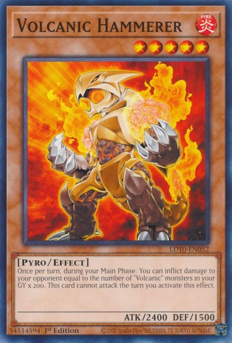 Volcanic Hammerer (10052) (LD10) - YuGiOh Single