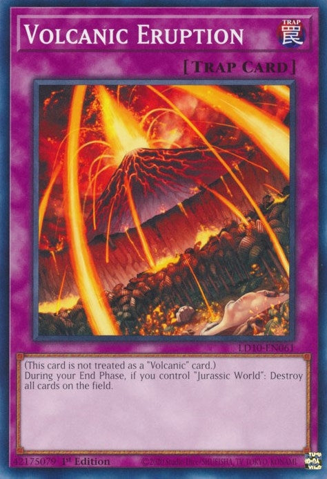 Volcanic Eruption (10061) (LD10) - YuGiOh Single