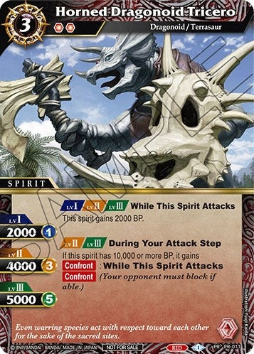 Horned Dragonoid Tricero (11) [BSSP] - Battle Spirits Saga Single
