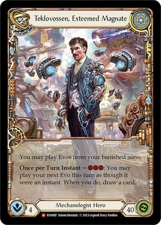 Teklovossen Esteemed Magnate (7) [EVO] - Flesh and Blood TCG Single