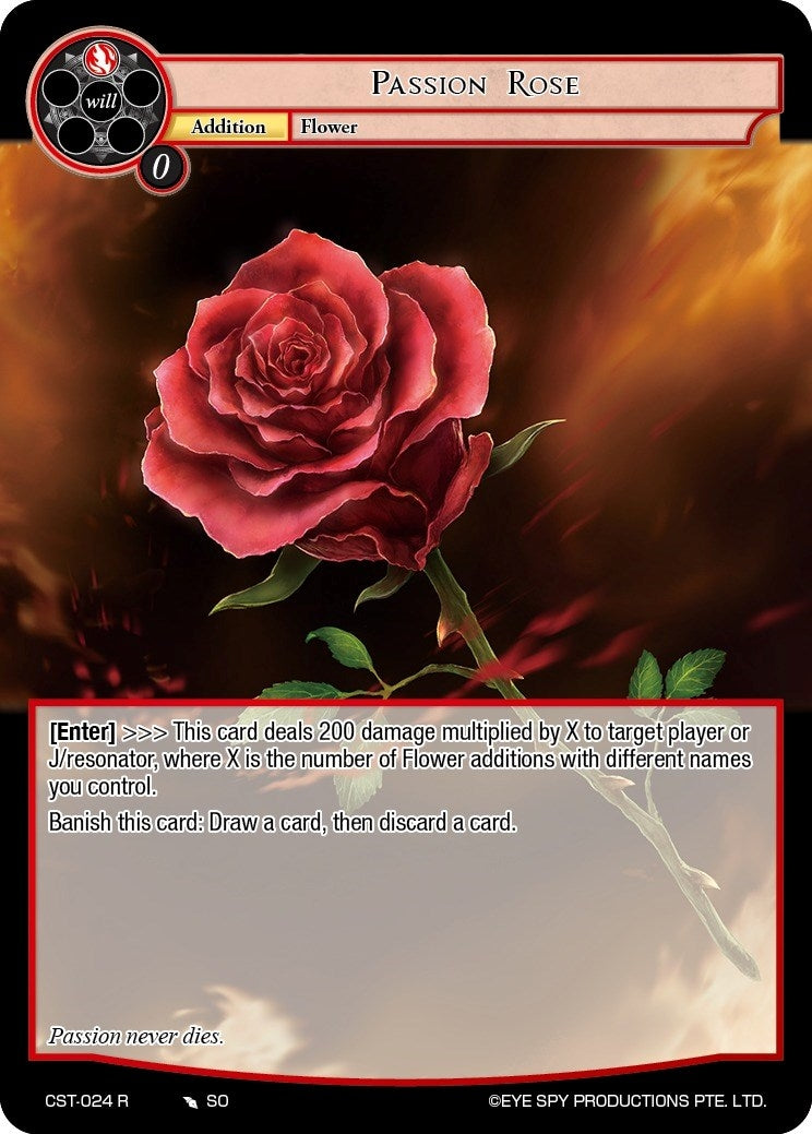 Passion Rose (24) [CST] - Force of Will Single