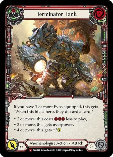 Terminator Tank (55) [EVO] - Flesh and Blood TCG Single