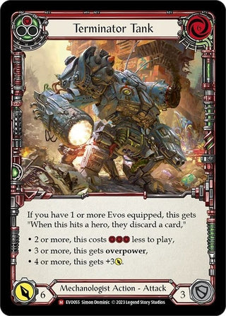 Terminator Tank (55) [EVO] - Flesh and Blood TCG Single