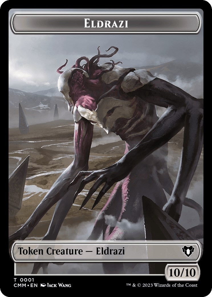 Eldrazi // Dragon Egg Double-Sided Token (0) [CMM] - MTG Single