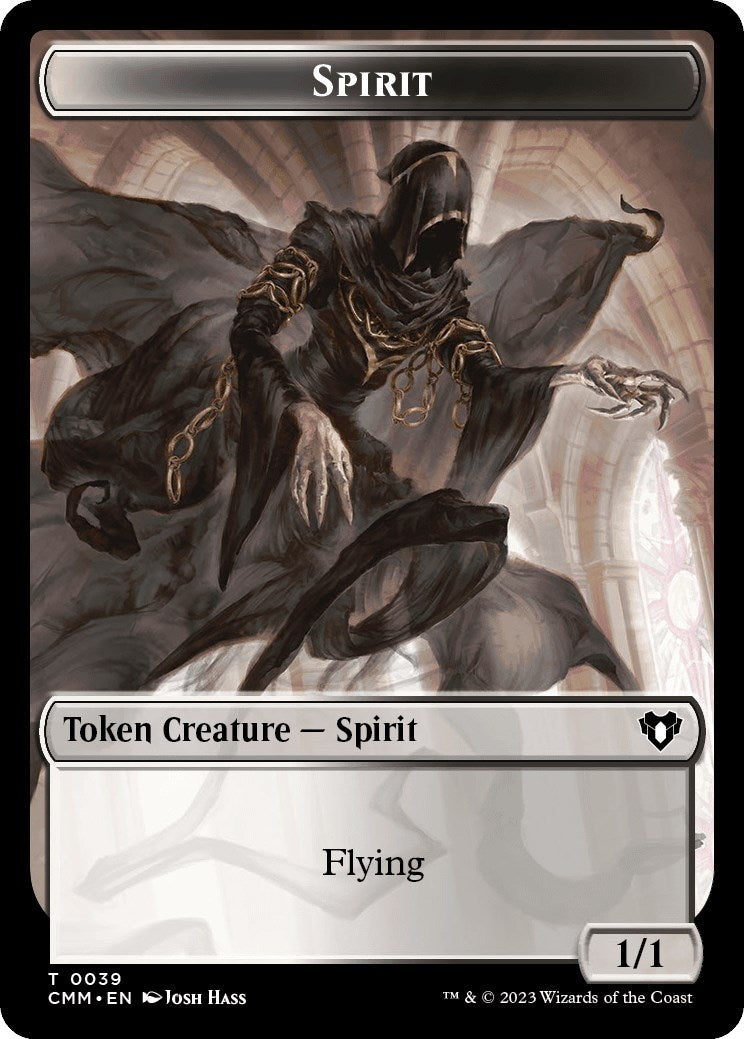 Spirit (0039) // Elephant Double-Sided Token (0) [CMM] - MTG Single