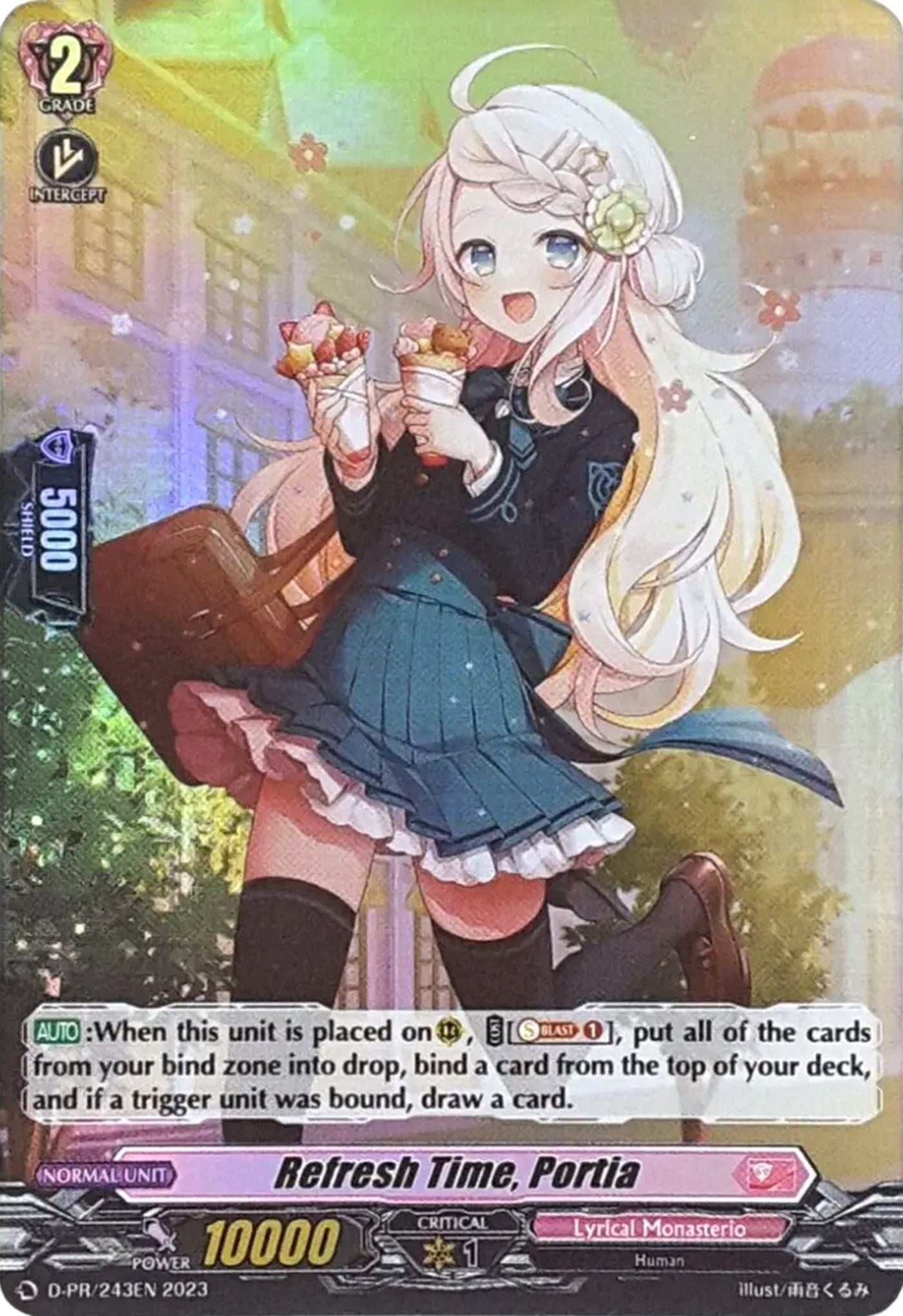 Refresh Time Portia (Foil) (243) [D-PR] - Cardfight Vanguard Single
