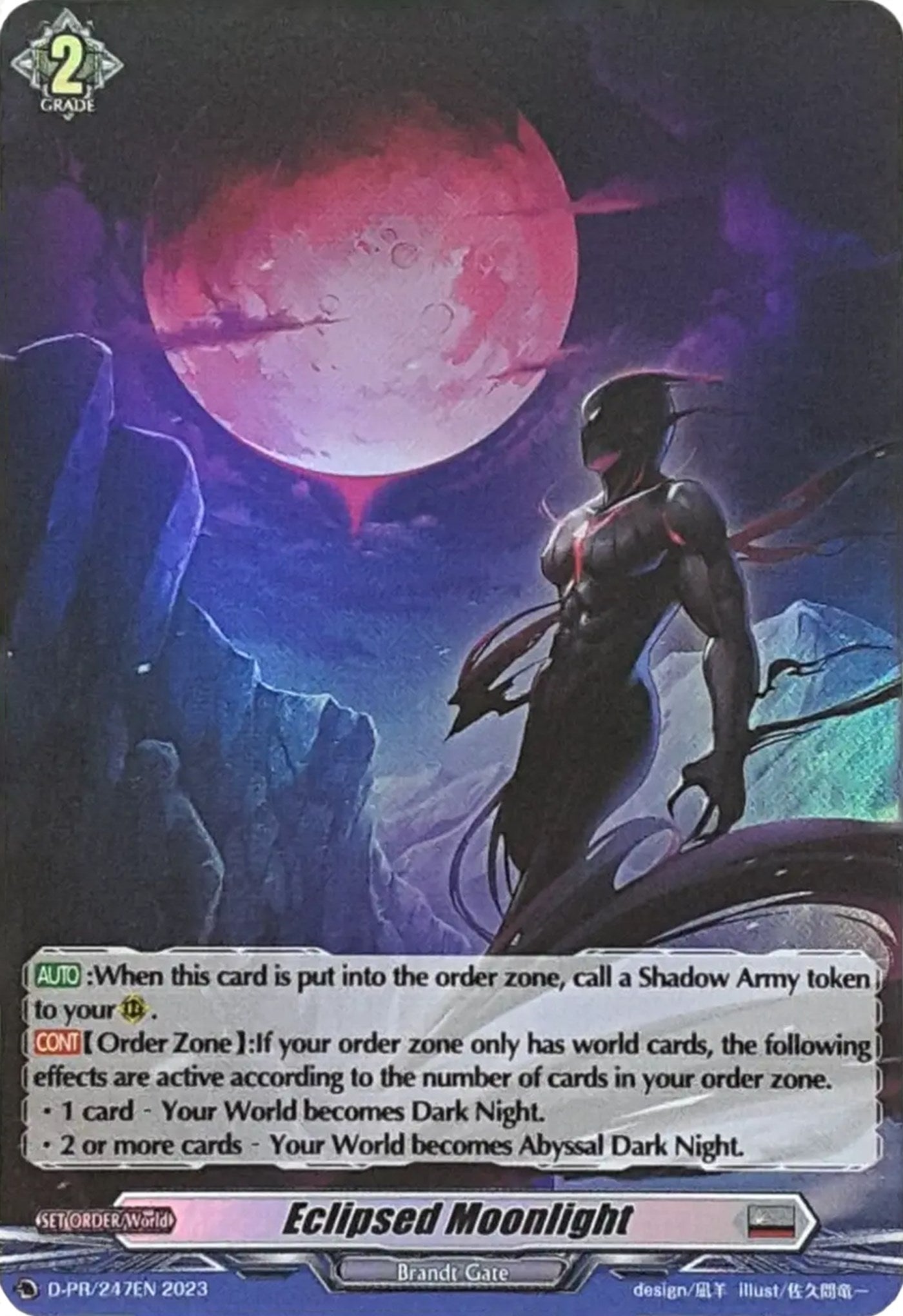 Eclipsed Moonlight (Foil) (247) [D-PR] - Cardfight Vanguard Single