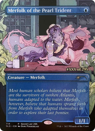 Merfolk of the Pearl Trident (Serial Numbered) (714) [SLD] - MTG Single