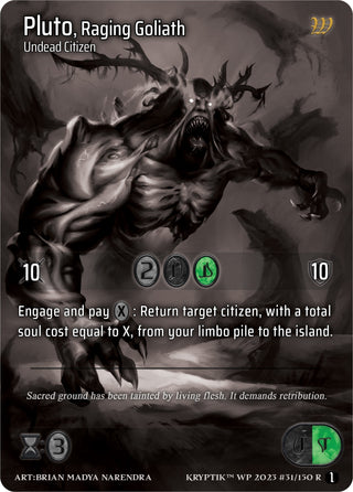 Pluto Raging Goliath (31) [KPTGC] - Kryptik TCG Single