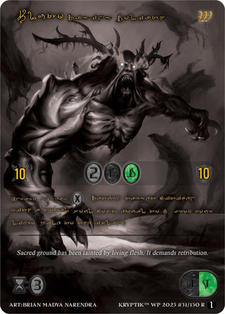 Pluto Raging Goliath (Gold Kryptik Language) (31) [KPTGC] - Kryptik TCG Single