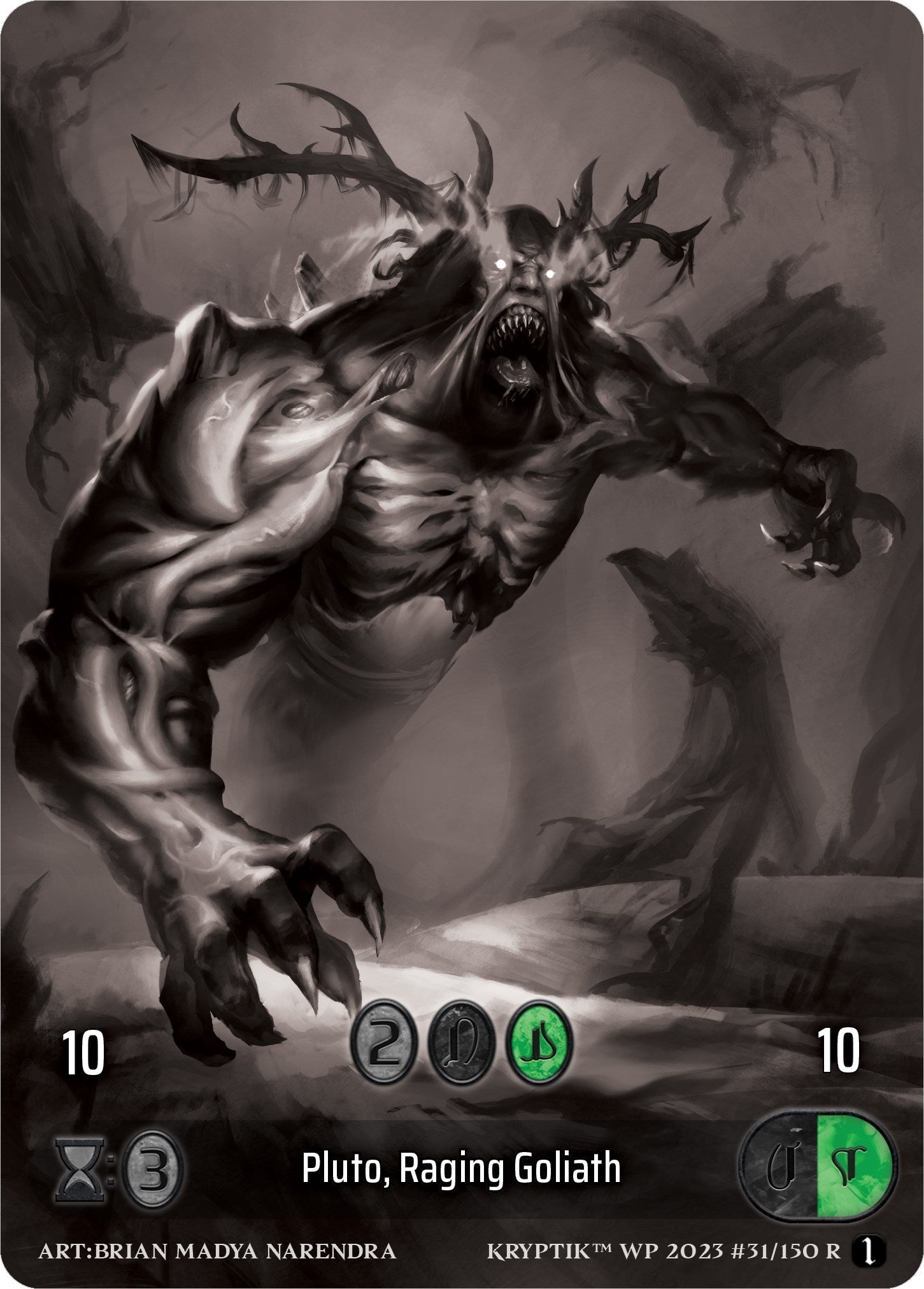 Pluto Raging Goliath (Box Topper) (31) [KPTGC] - Kryptik TCG Single
