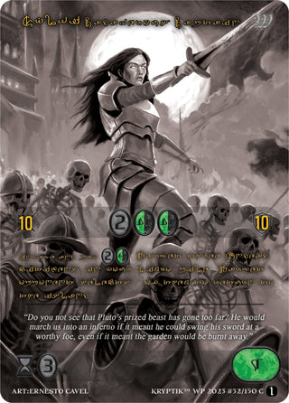 Sylvi Cadaverous Captain (GoldKryptik Language) (32) [KPTGC] - Kryptik TCG Single
