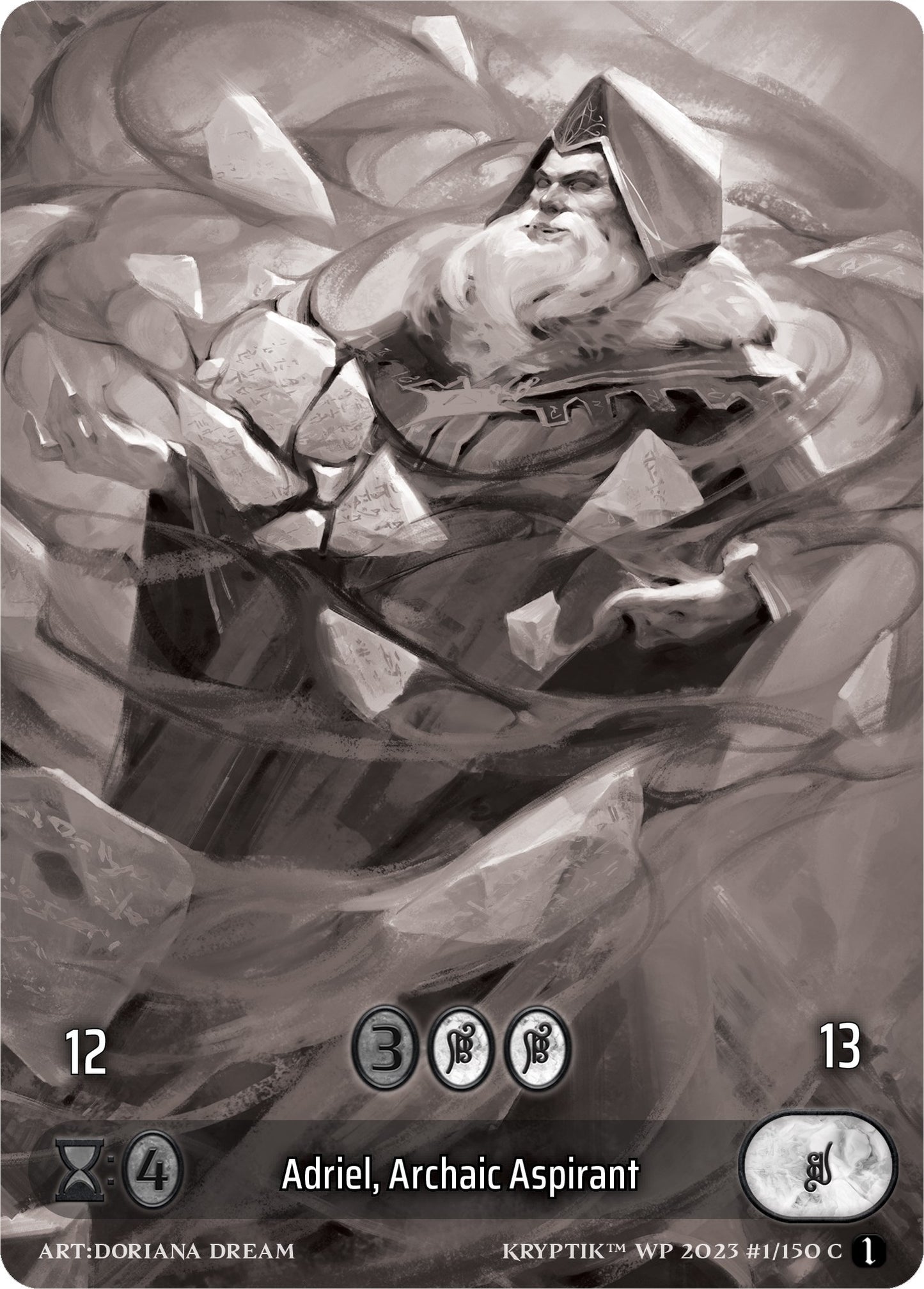 Adriel Archaic Aspirant (Box Topper) (1) [KPTGC] - Kryptik TCG Single