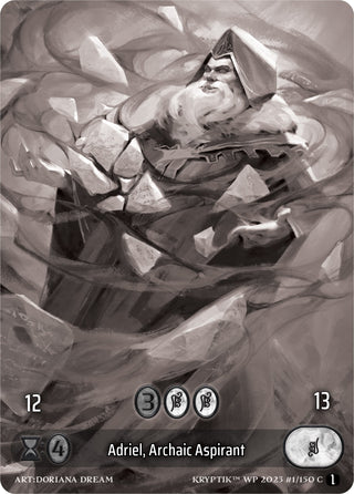 Adriel Archaic Aspirant (Box Topper) (1) [KPTGC] - Kryptik TCG Single
