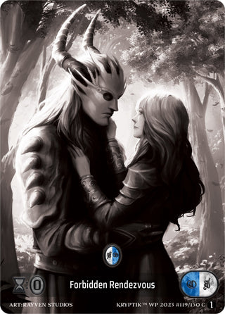 Forbidden Rendezvous (Box Topper) (119) [KPTGC] - Kryptik TCG Single