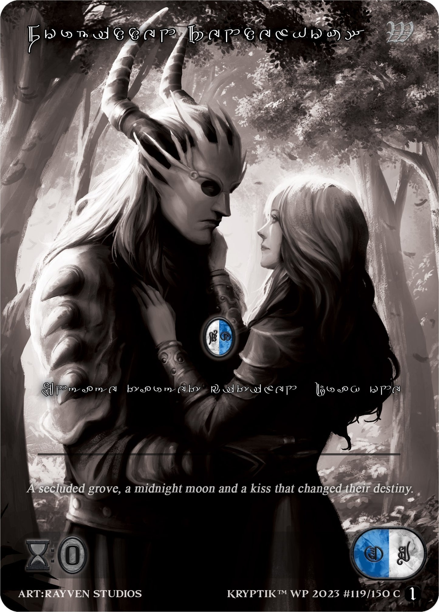 Forbidden Rendezvous (Silver Kryptik Language) (119) [KPTGC] - Kryptik TCG Single