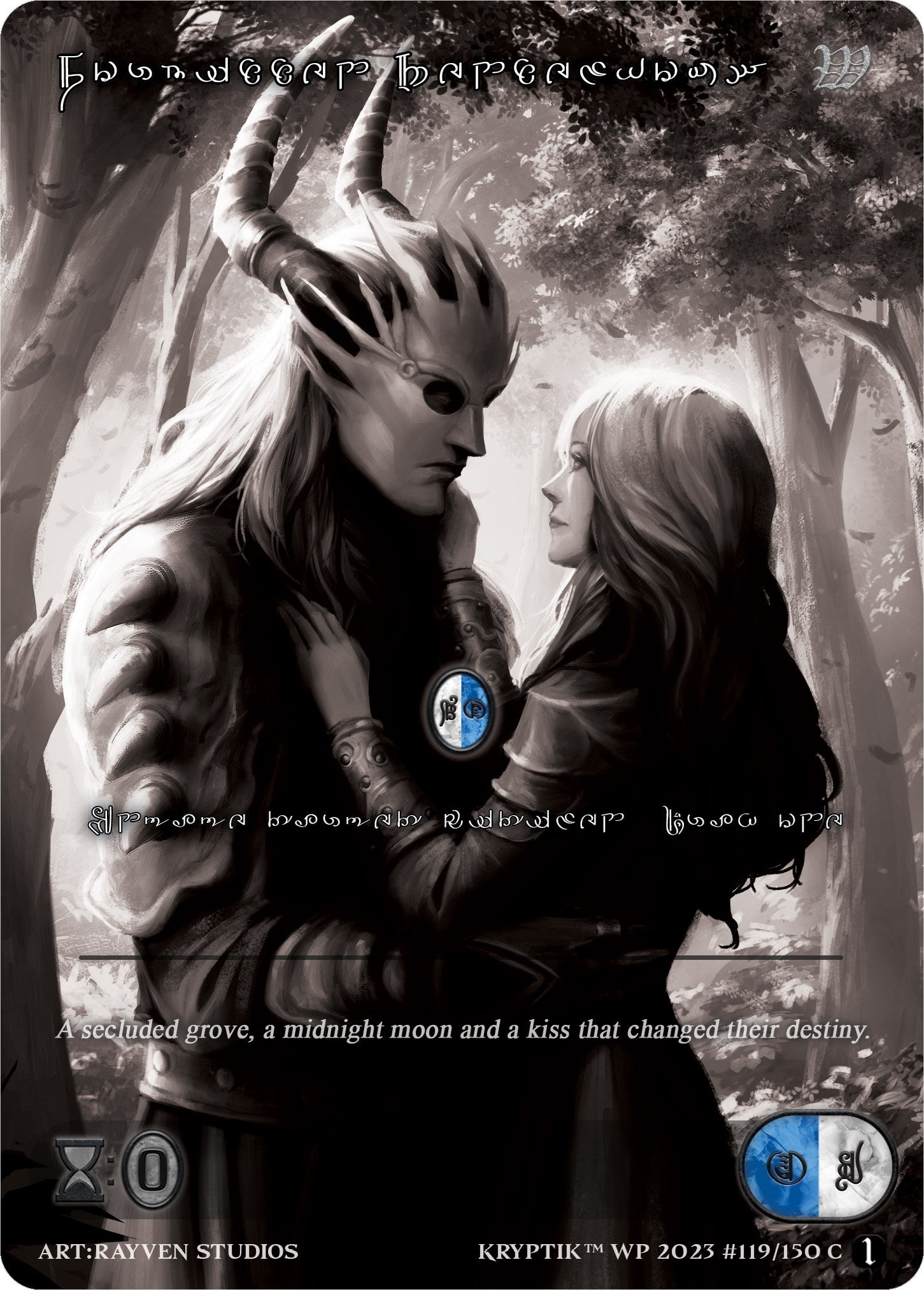 Forbidden Rendezvous (Silver Kryptik Language) (119) [KPTGC] - Kryptik TCG Single