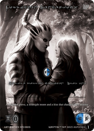 Forbidden Rendezvous (Silver Kryptik Language) (119) [KPTGC] - Kryptik TCG Single