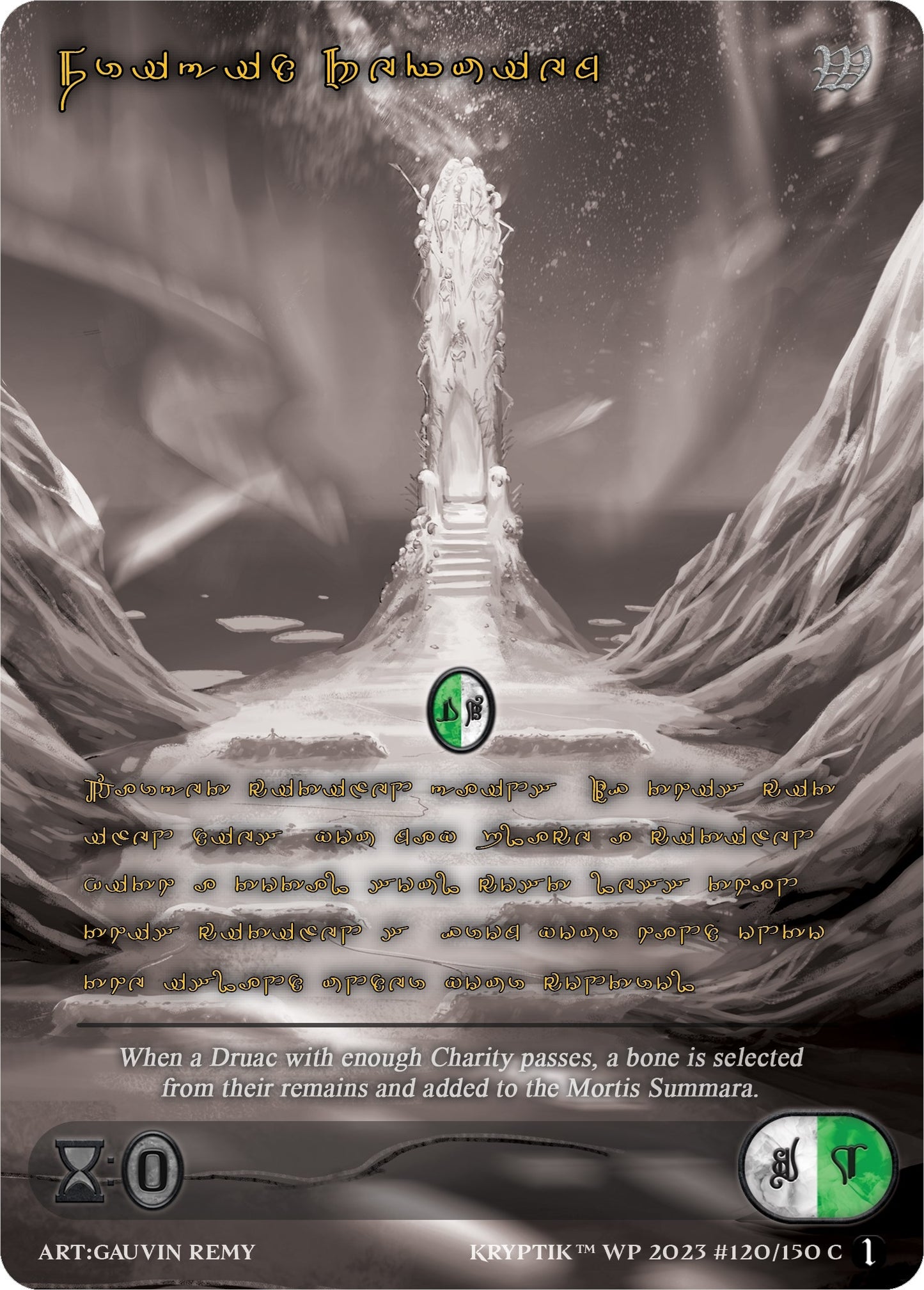 Frigid Requiem (Gold Kryptik Language) (120) [KPTGC] - Kryptik TCG Single