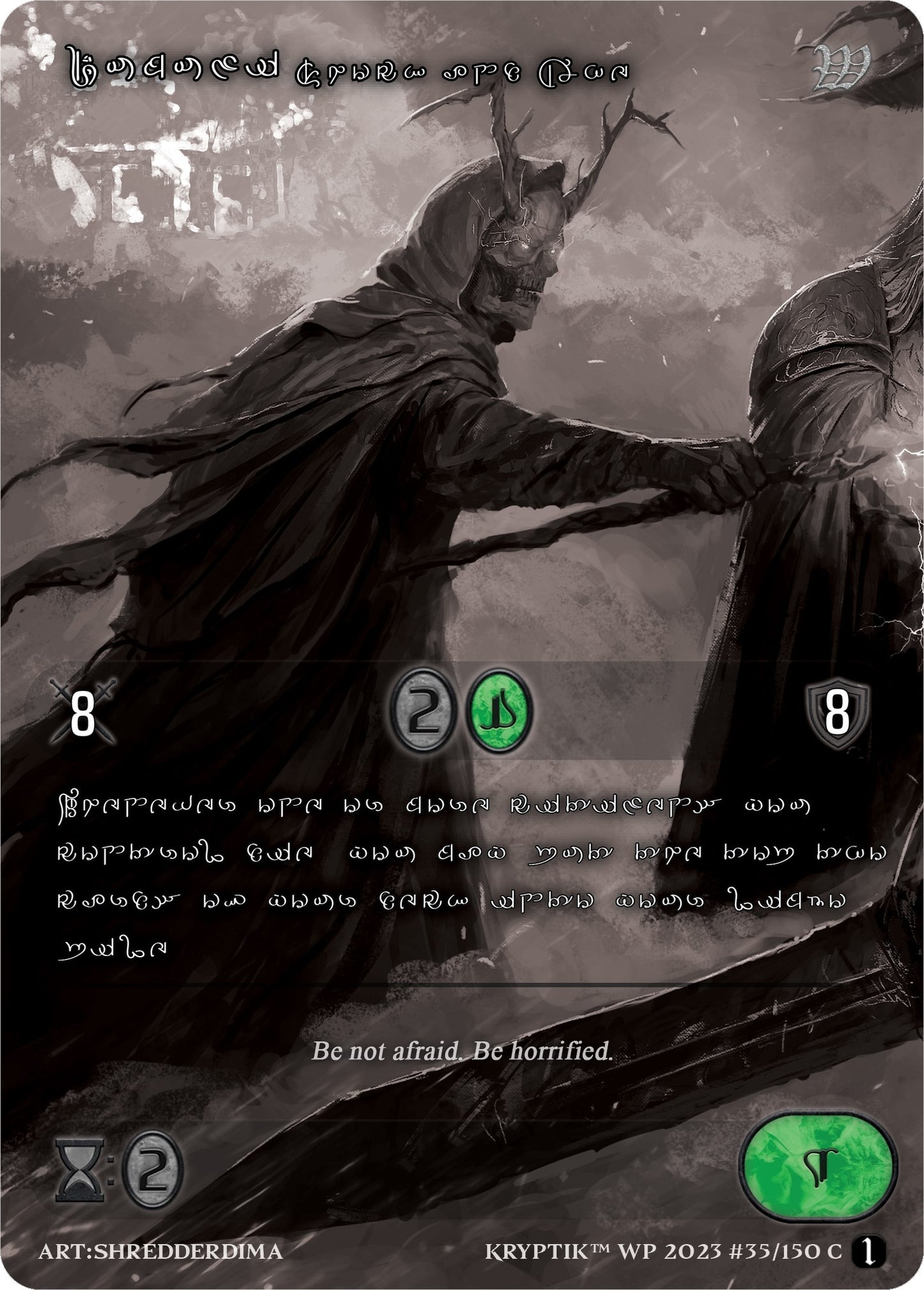 Dumuzi Shock and Awe (Silver Kryptik Language) (35) [KPTGC] - Kryptik TCG Single