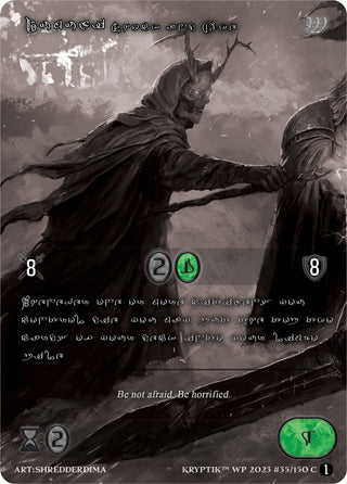 Dumuzi Shock and Awe (Silver Kryptik Language) (35) [KPTGC] - Kryptik TCG Single