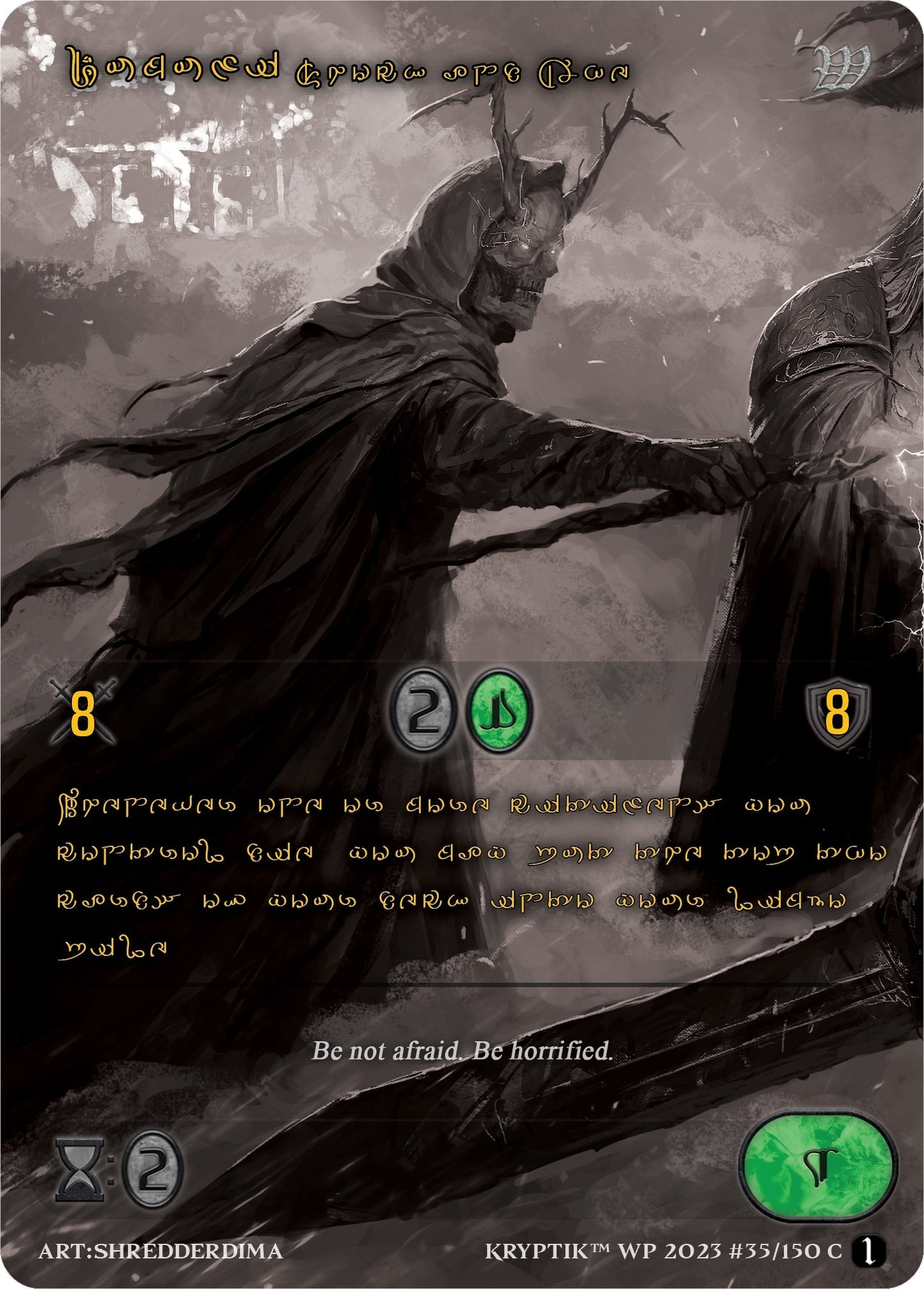 Dumuzi Shock and Awe (Gold Kryptik Language) (35) [KPTGC] - Kryptik TCG Single