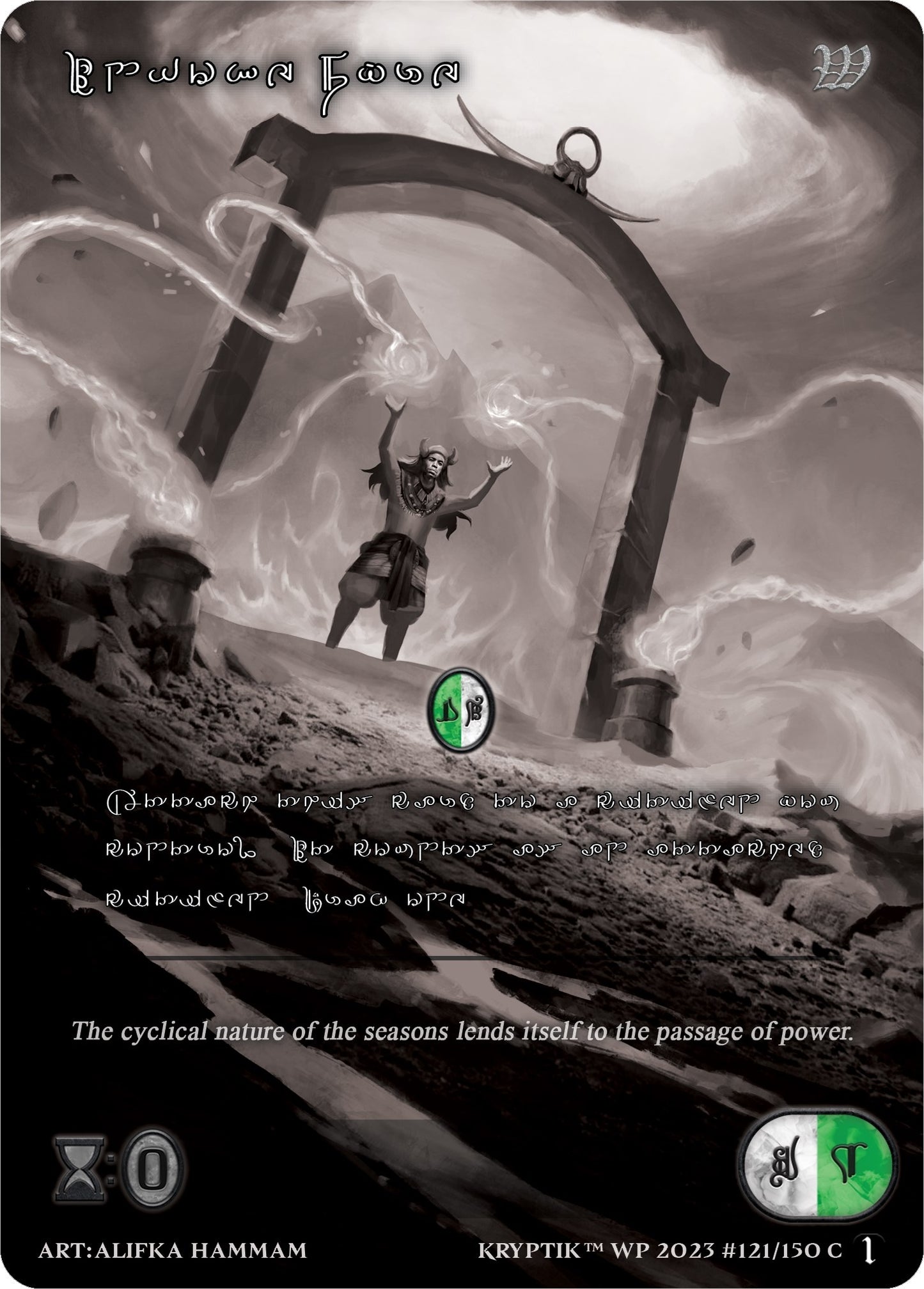 Invoke Fyre (Silver Kryptik Language) (121) [KPTGC] - Kryptik TCG Single