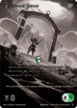 Invoke Fyre (Silver Kryptik Language) (121) [KPTGC] - Kryptik TCG Single