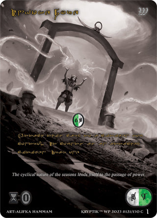 Invoke Fyre (Gold Kryptik Language) (121) [KPTGC] - Kryptik TCG Single