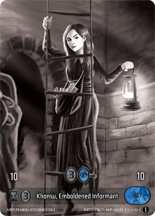 Khonsu Emboldened Informant (Box Topper) (3) [KPTGC] - Kryptik TCG Single