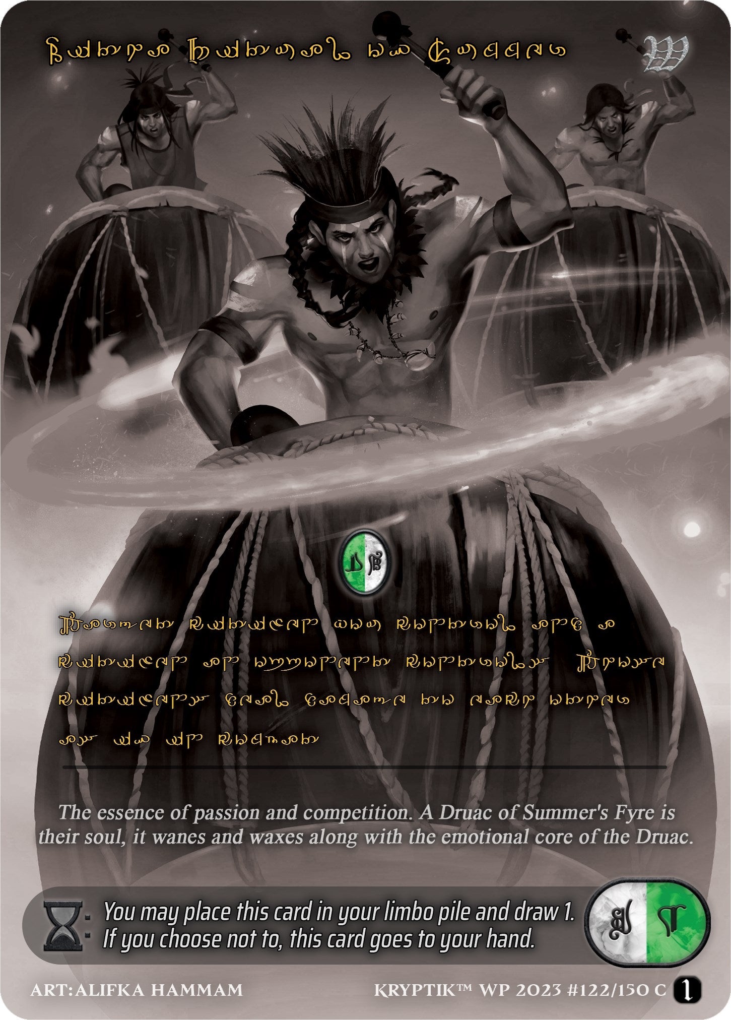 Litha Ritual of Summer (Gold Kryptik Language) (122) [KPTGC] - Kryptik TCG Single