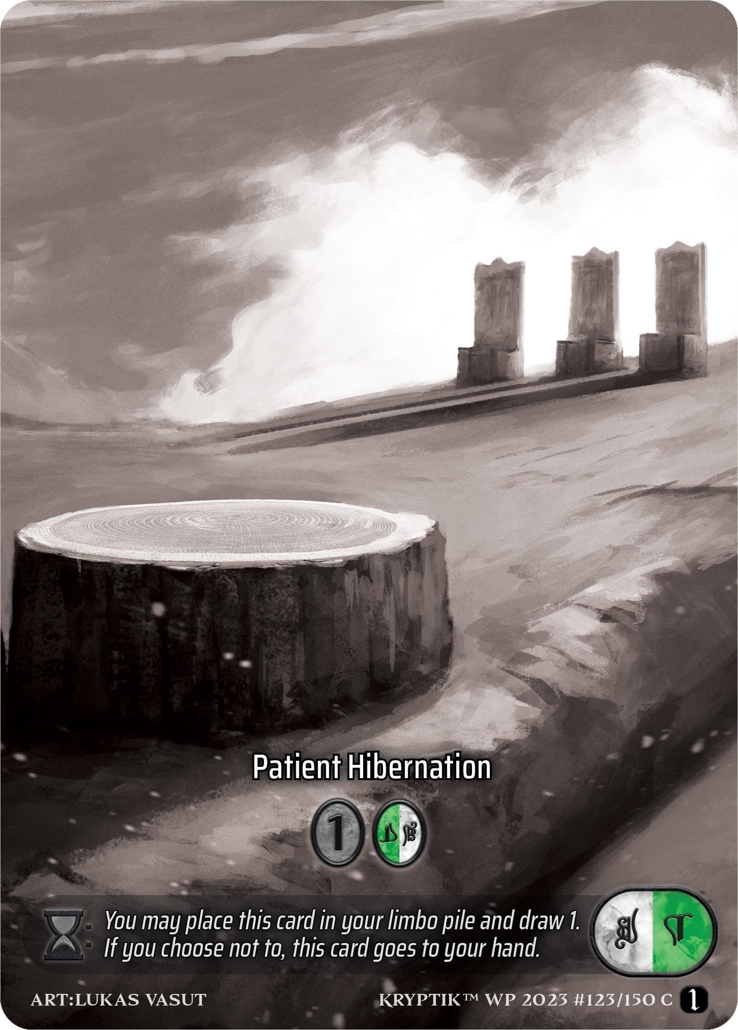 Patient Hibernation (Box Topper) (123) [KPTGC] - Kryptik TCG Single