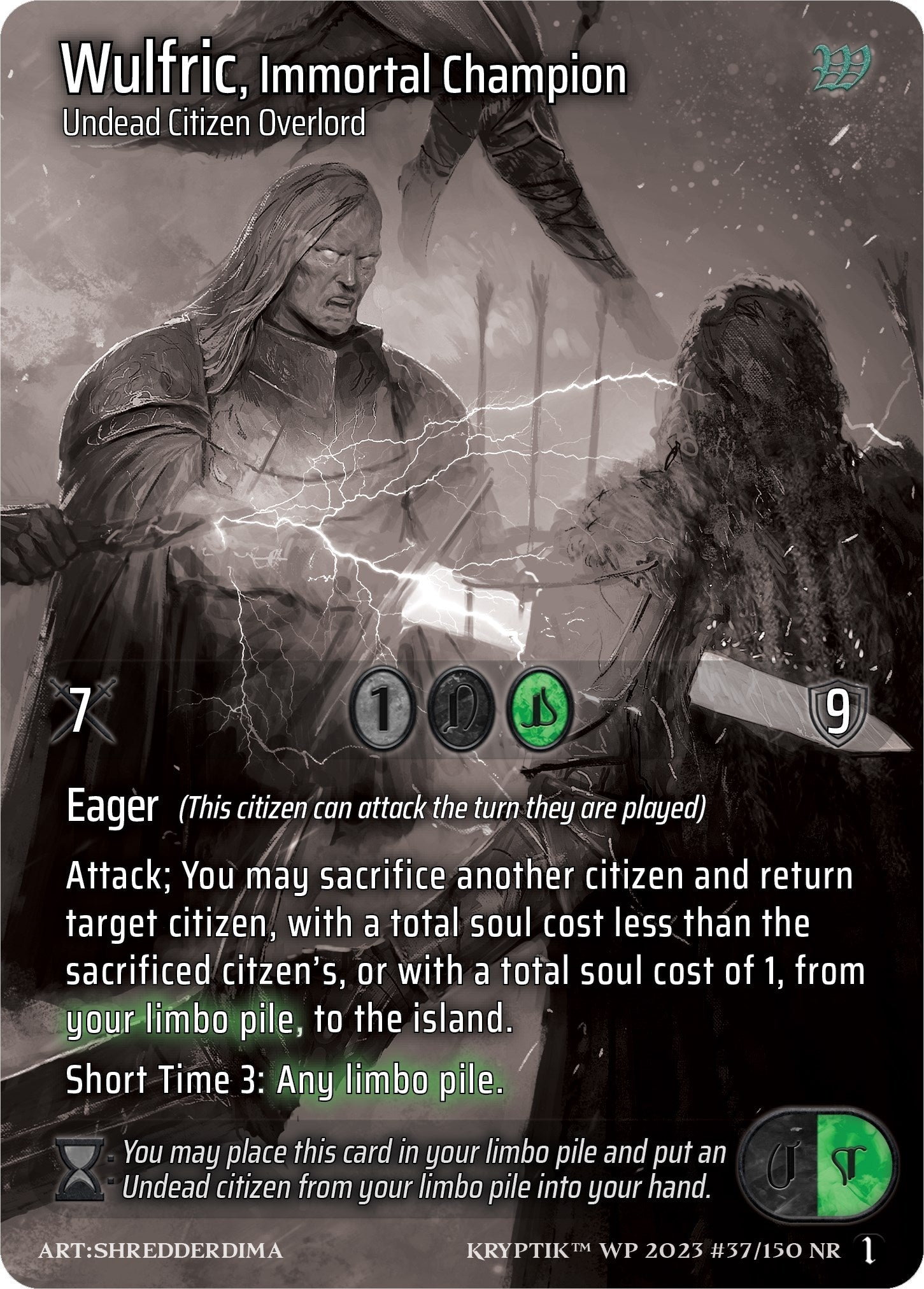 Wulfric Immortal Champion (37) [KPTGC] - Kryptik TCG Single