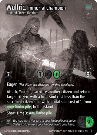 Wulfric Immortal Champion (37) [KPTGC] - Kryptik TCG Single