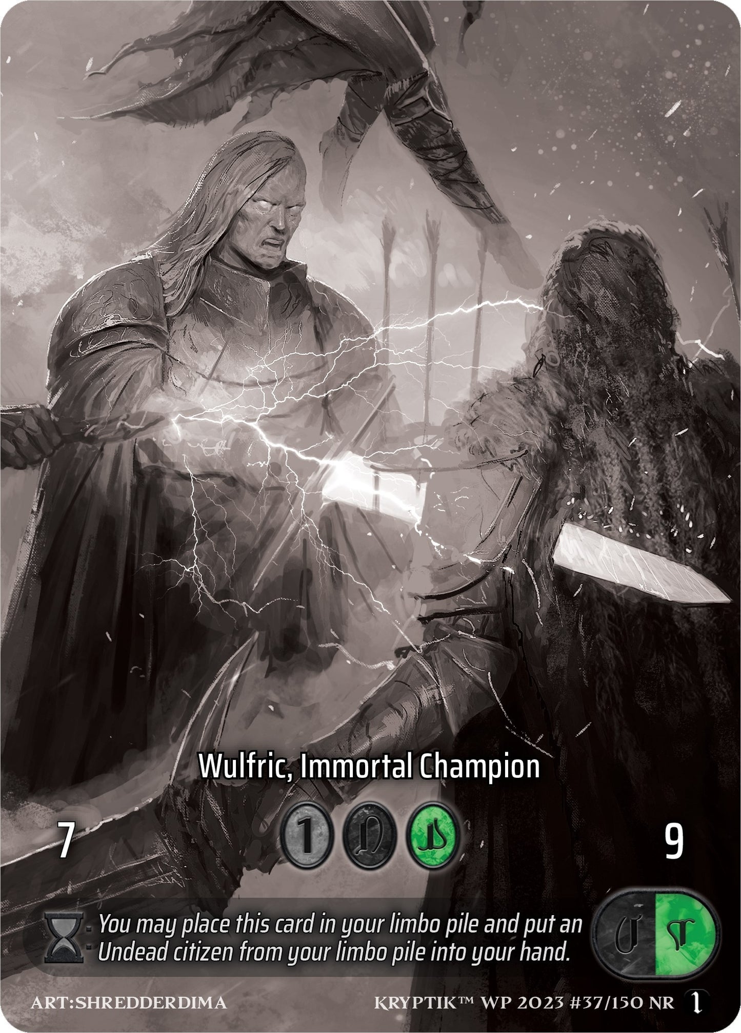 Wulfric Immortal Champion (Box Topper) (37) [KPTGC] - Kryptik TCG Single