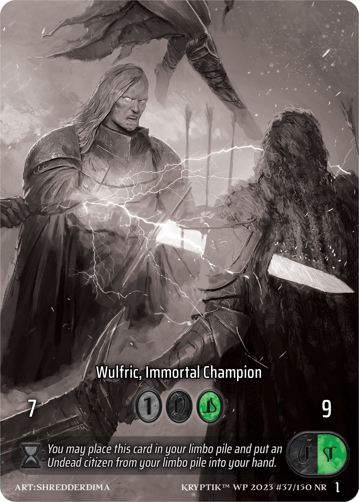 Wulfric Immortal Champion (Box Topper) (37) [KPTGC] - Kryptik TCG Single