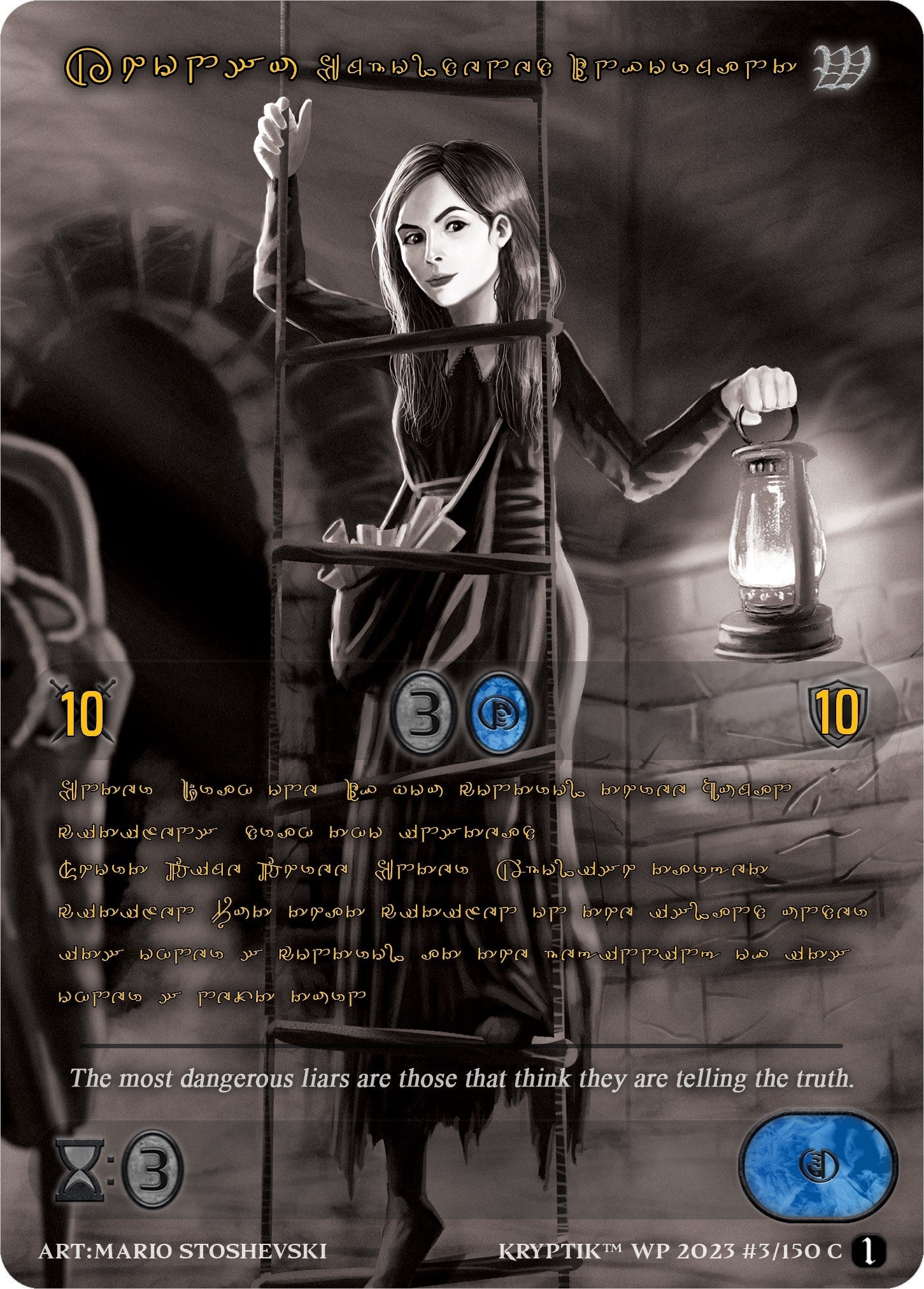 Khonsu Emboldened Informant (Gold Kryptik Language) (3) [KPTGC] - Kryptik TCG Single