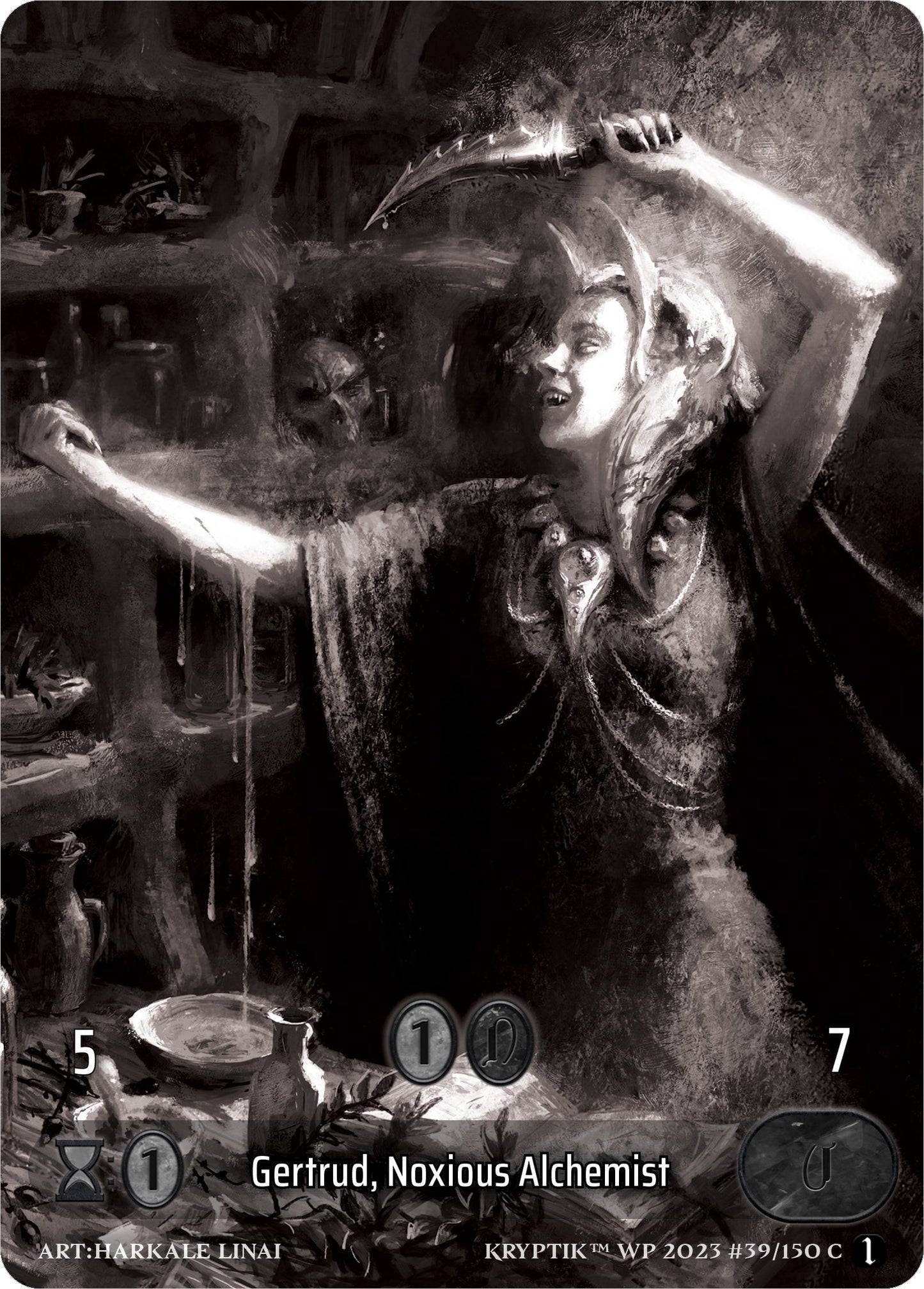 Gertrud Noxious Alchemist (Box Topper) (39) [KPTGC] - Kryptik TCG Single