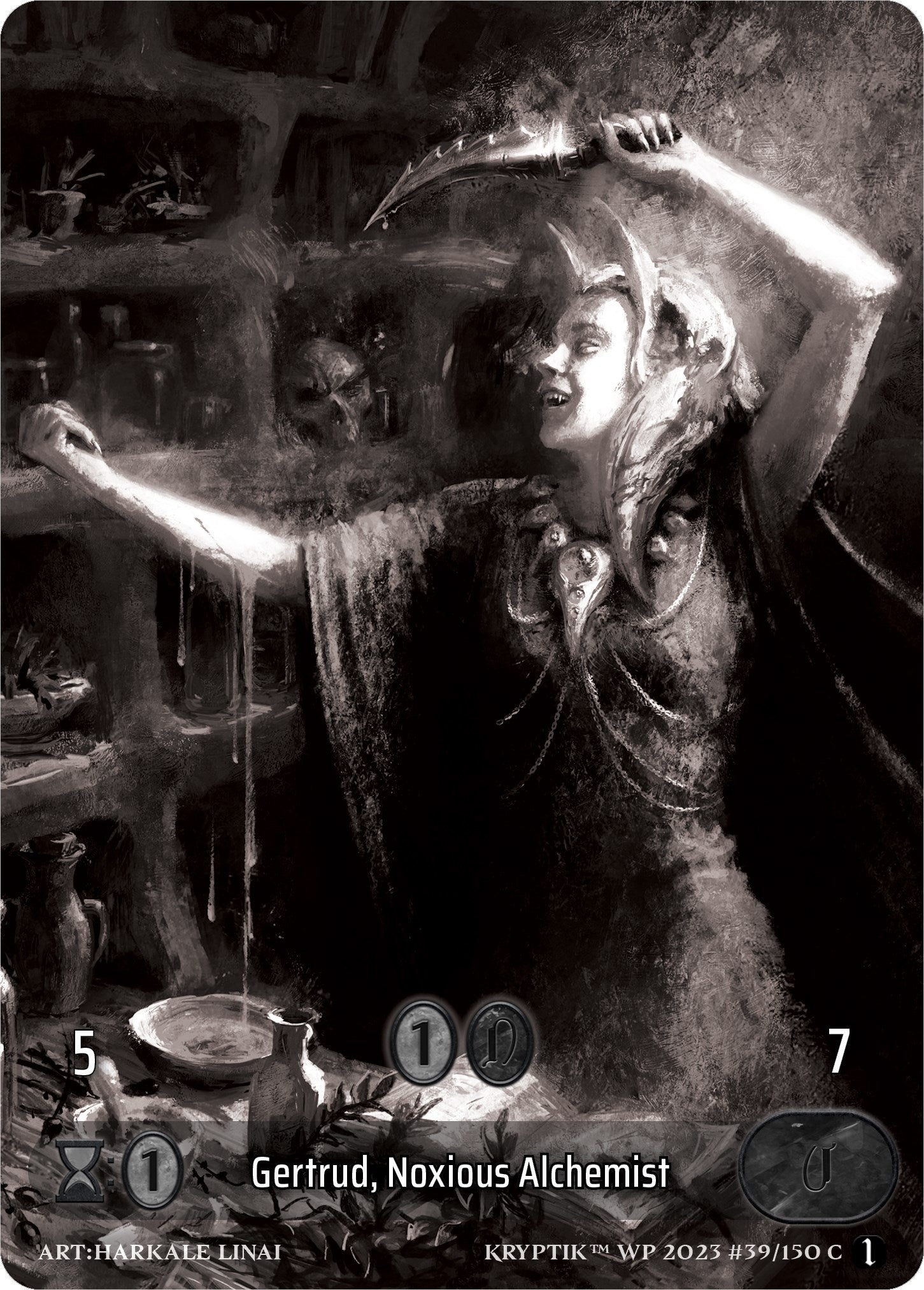 Gertrud Noxious Alchemist (Box Topper) (39) [KPTGC] - Kryptik TCG Single