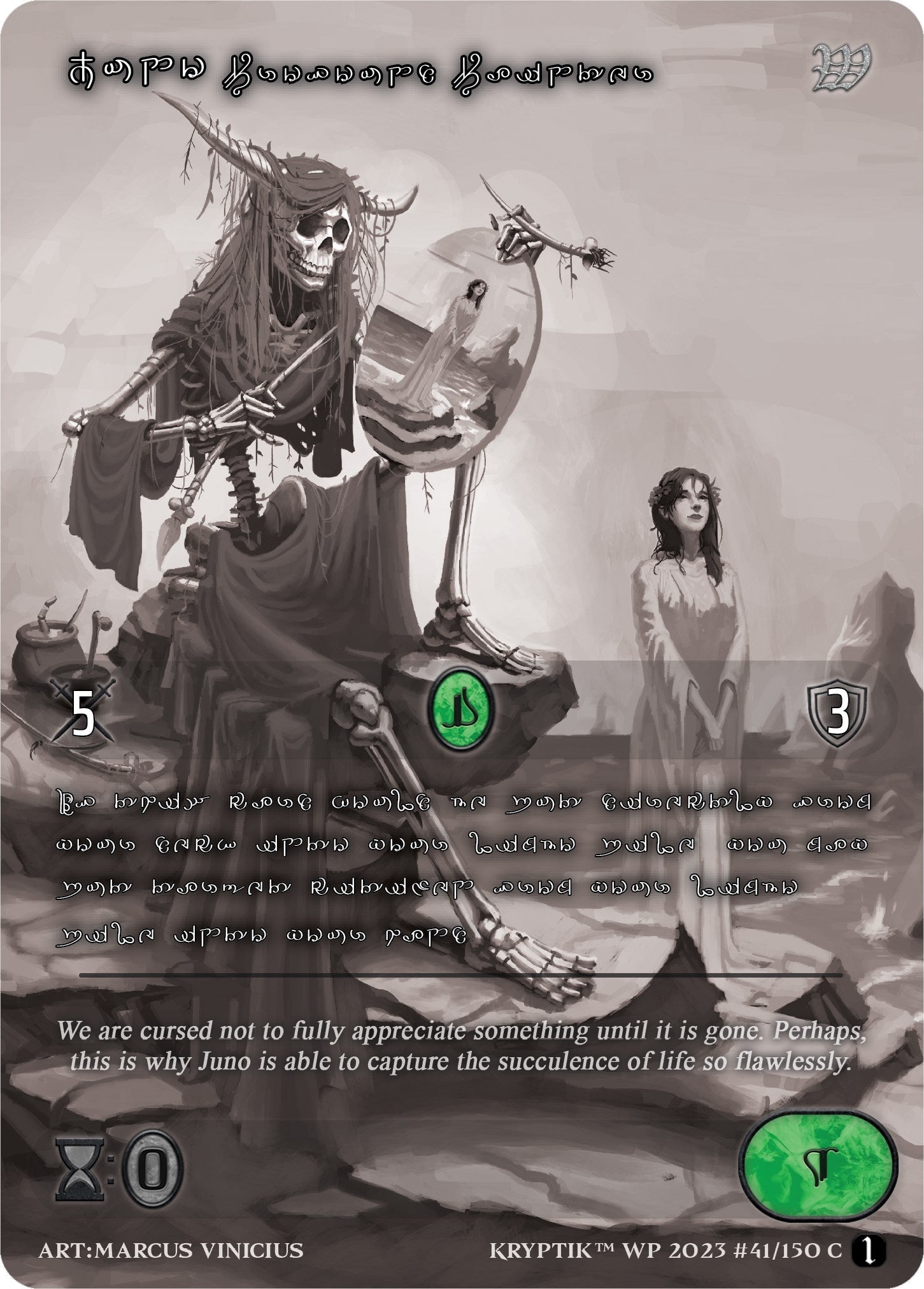 Juno Profound Painter (Silver Kryptik Language) (41) [KPTGC] - Kryptik TCG Single