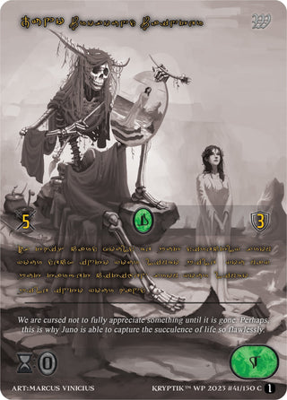 Juno Profound Painter (Gold Kryptik Language) (41) [KPTGC] - Kryptik TCG Single