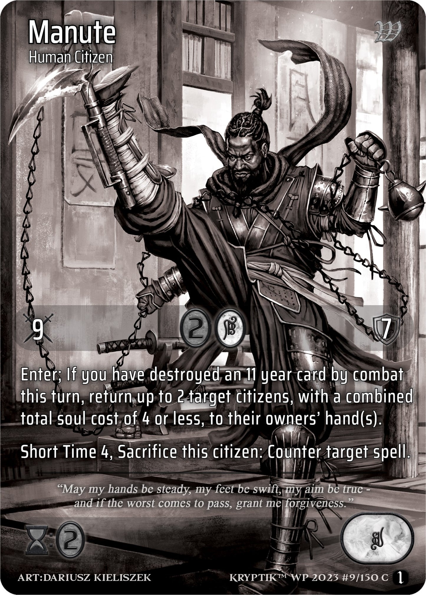 Manute (9) [KPTGC] - Kryptik TCG Single