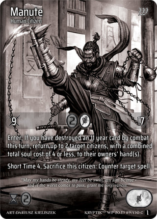 Manute (9) [KPTGC] - Kryptik TCG Single