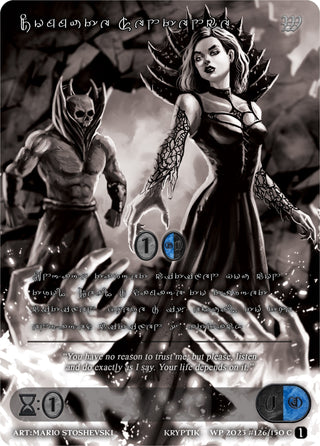 Commute Sentence (Silver Kryptik Language) (126) [KPTGC] - Kryptik TCG Single