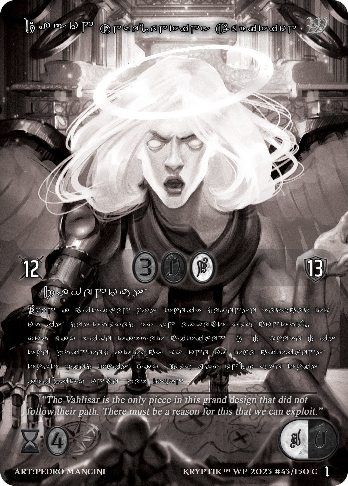 Dagon Unrelenting Ambition (Silver Kryptik Language) (43) [KPTGC] - Kryptik TCG Single