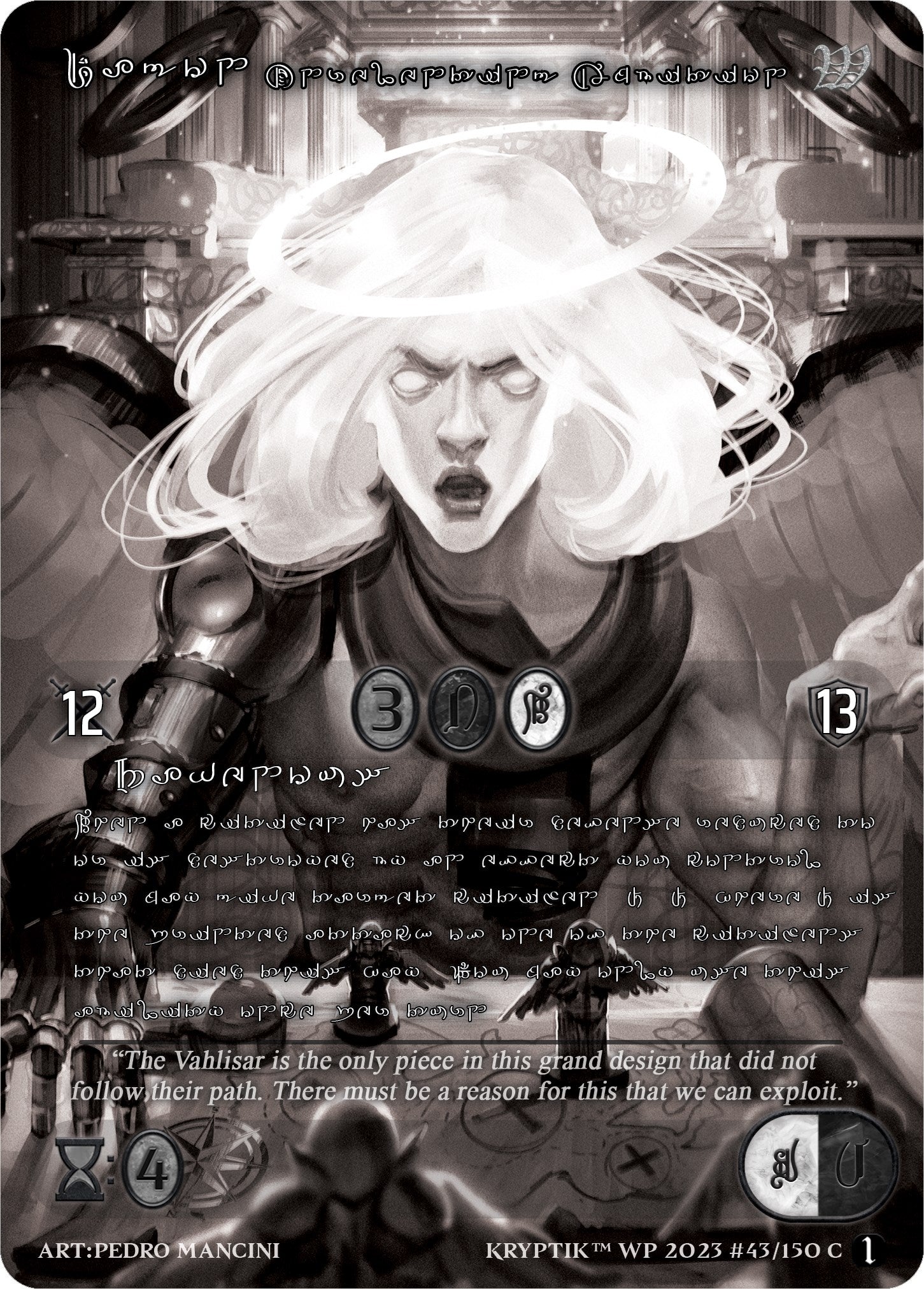 Dagon Unrelenting Ambition (Silver Kryptik Language) (43) [KPTGC] - Kryptik TCG Single