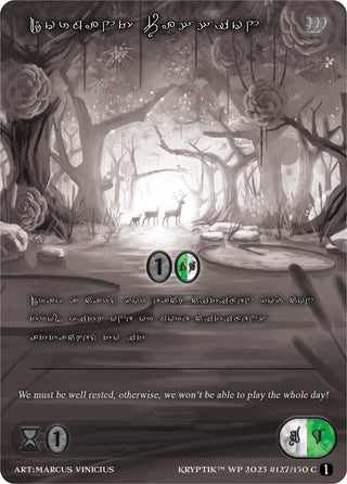 Dormant Passion (Silver Kryptik Language) (127) [KPTGC] - Kryptik TCG Single