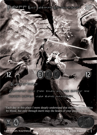 Fionn Conflicted Sovereign (Silver Kryptik Language) (44) [KPTGC] - Kryptik TCG Single